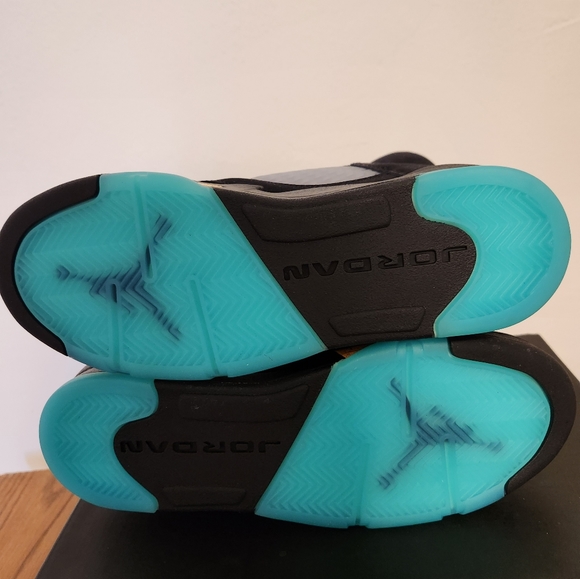 Air Jordan 5 Retro Aquatone Taxi sz 5y - Picture 6 of 9
